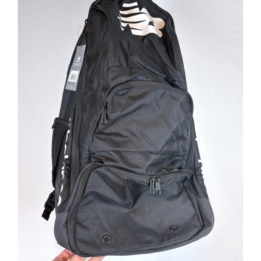 New Balance Team Field Bat Backpack Black Baseball Lacrosse 47L LAB13511 NEW